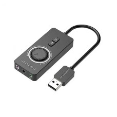 VENTION CDRBB USB 2.0 External Stereo Sound Adapter with Volume Control
